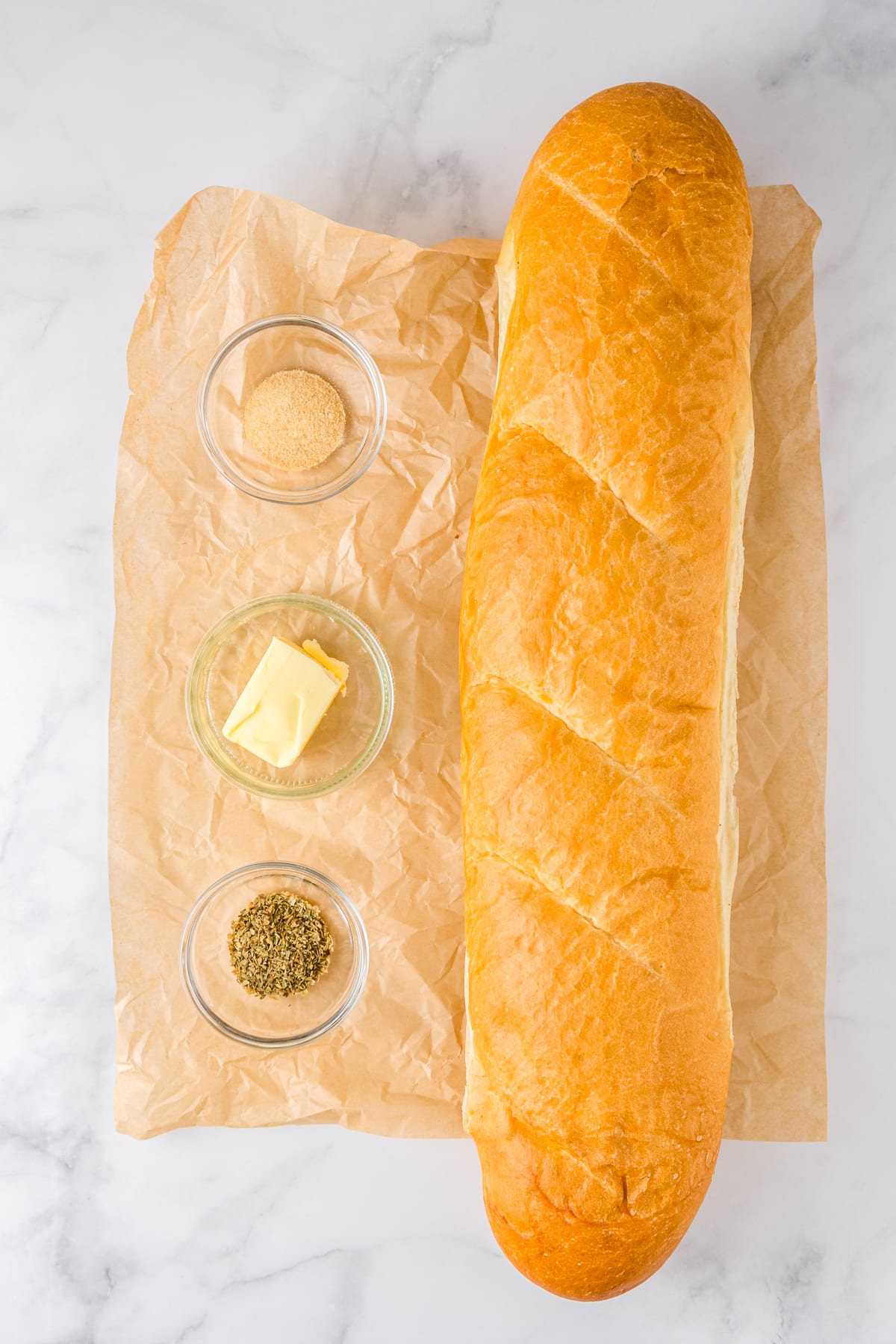 All of the ingredients needed to make this recipe. 