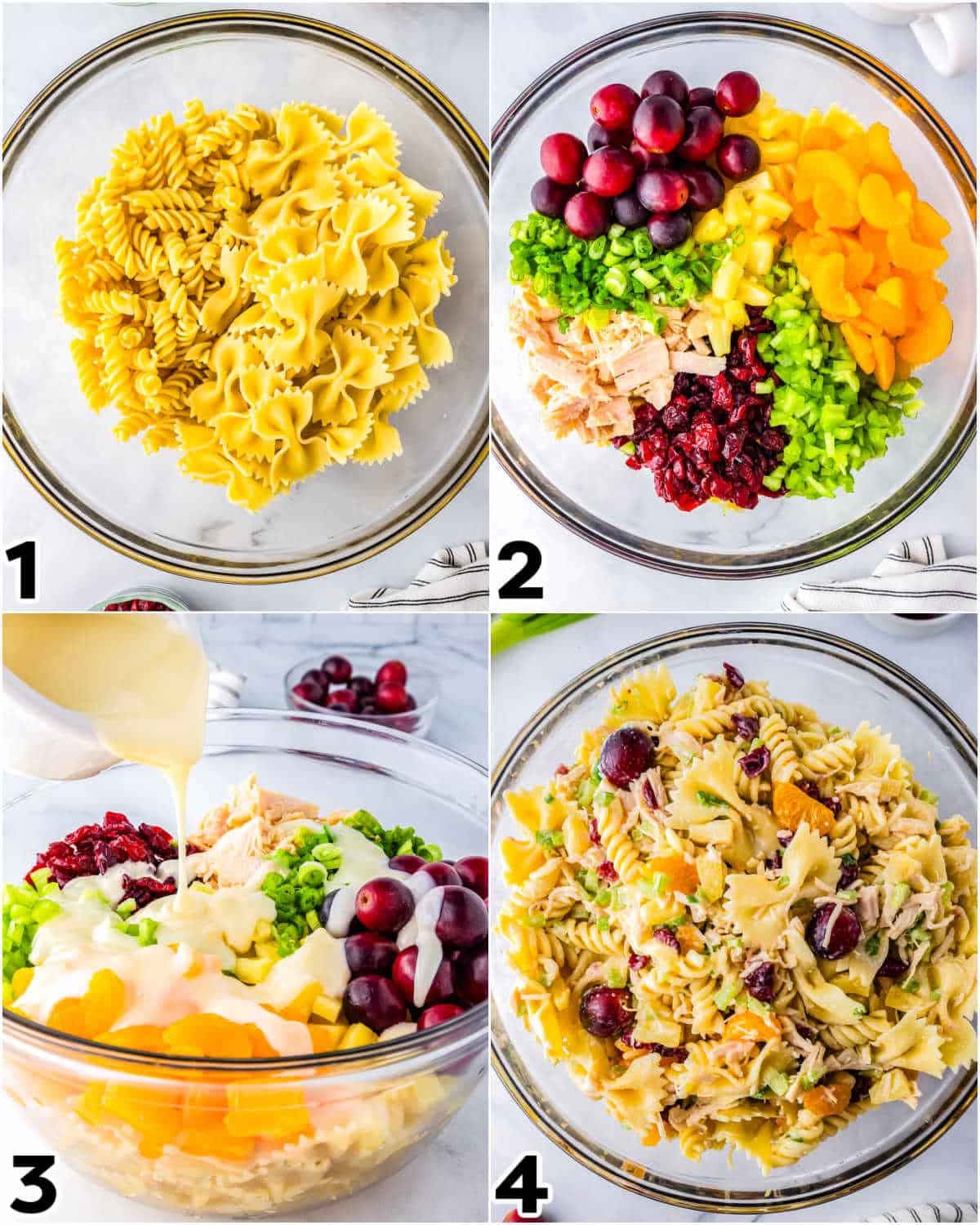 A picture collage showing how to make this recipe.