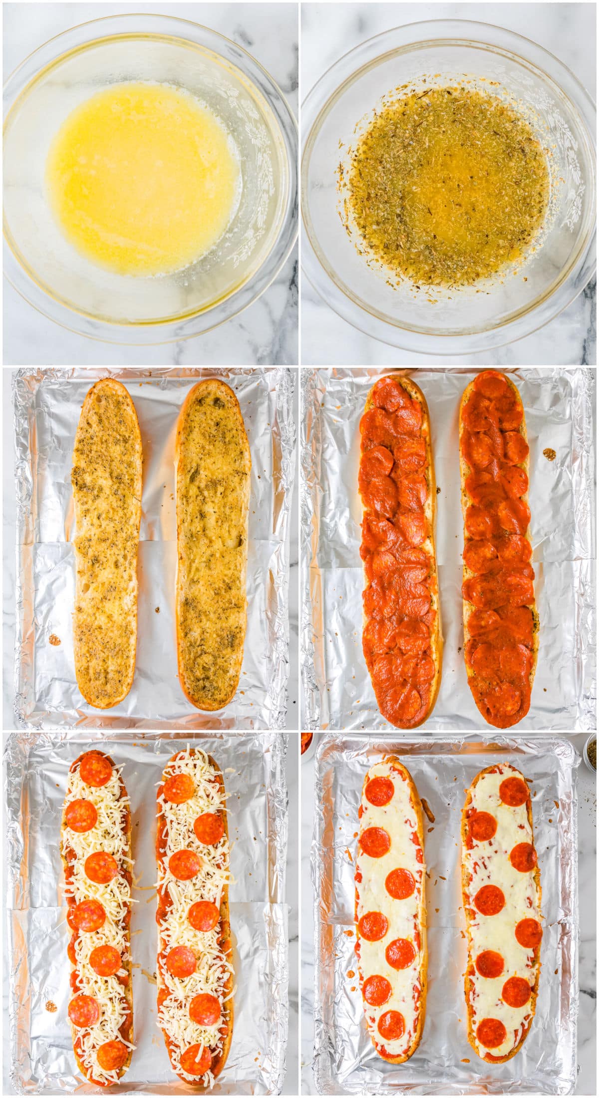 A picture collage showing how to make this recipe.