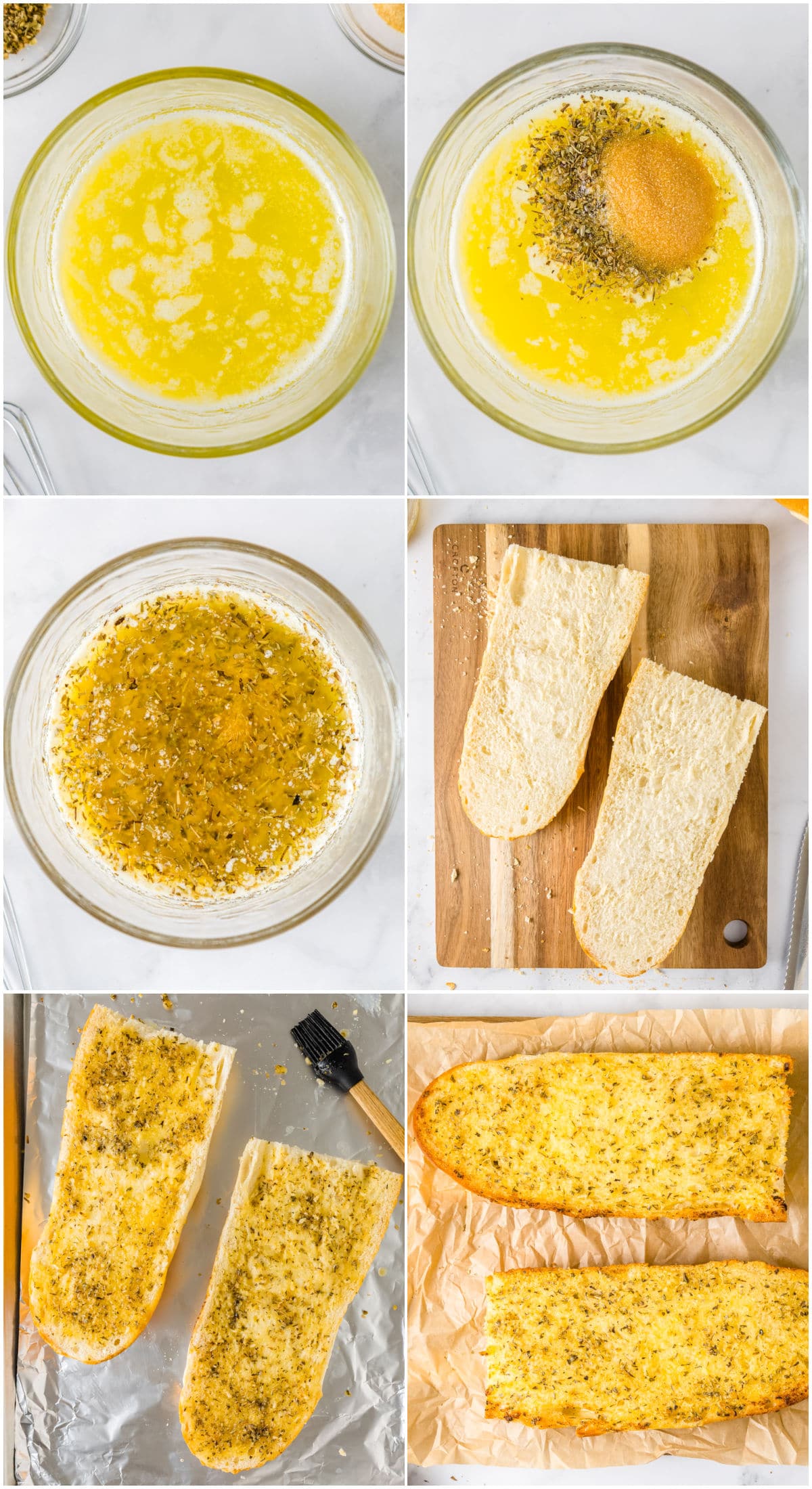 A picture collage showing how to make this recipe.