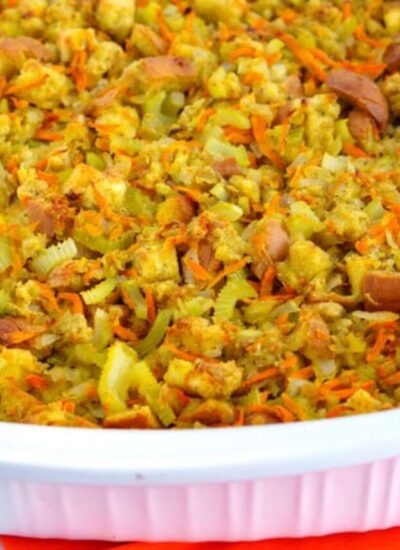 Large-batch stuffing recipe.
