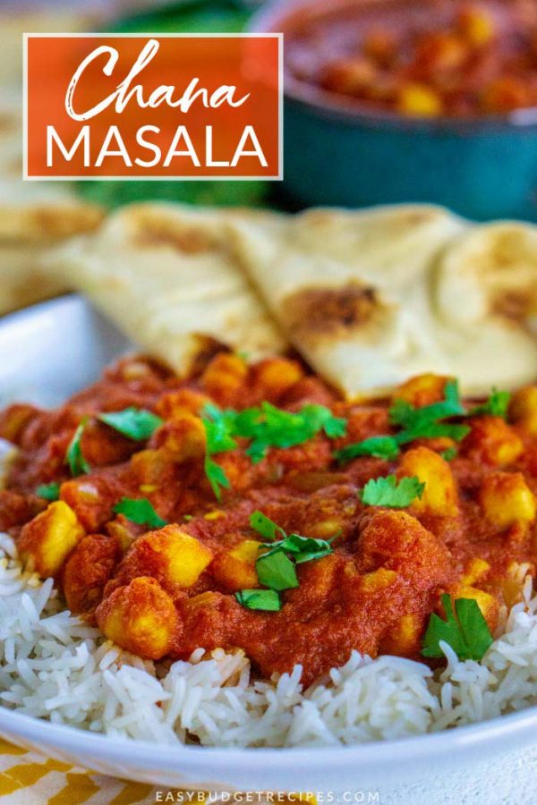 Close up picture of finished recipe with text overlay for Pinterest. 