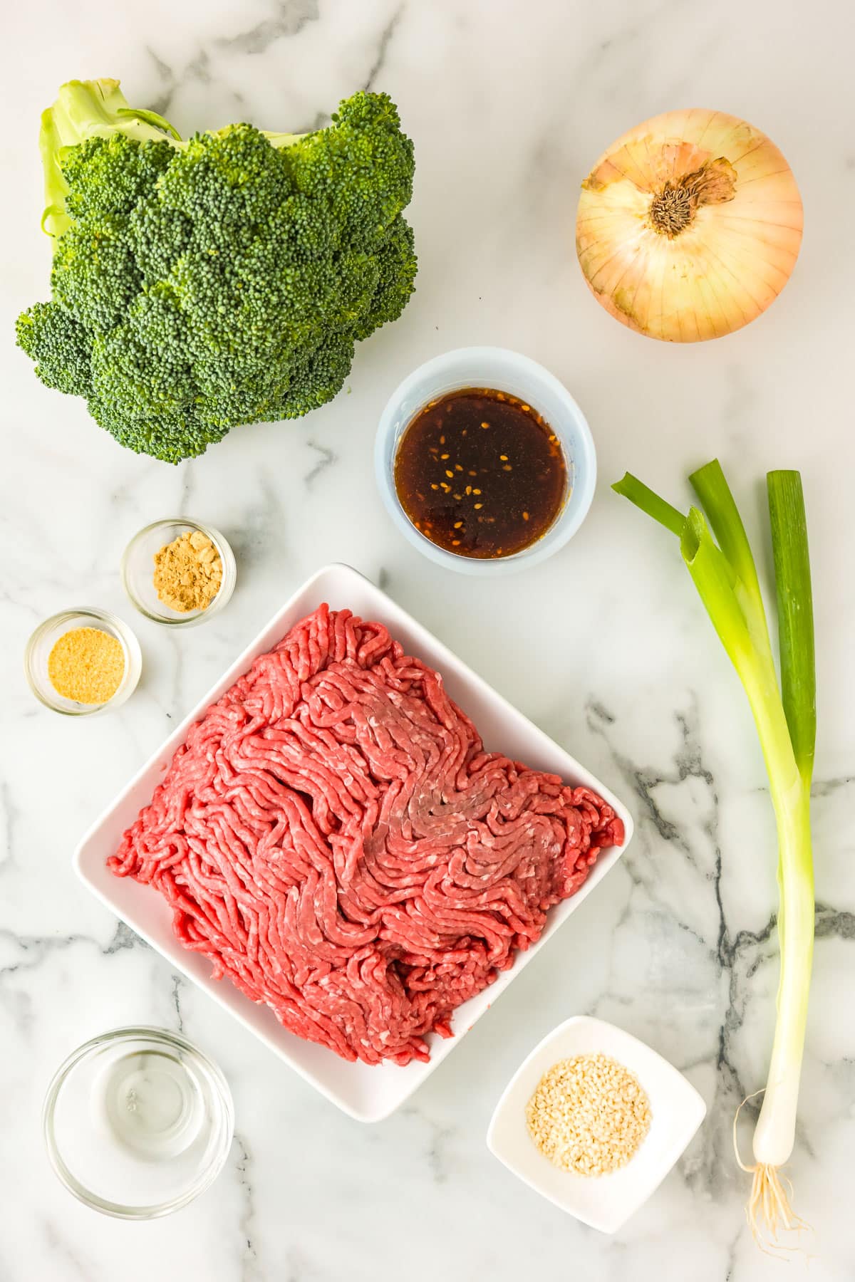 All of the ingredients needed to make this recipe.