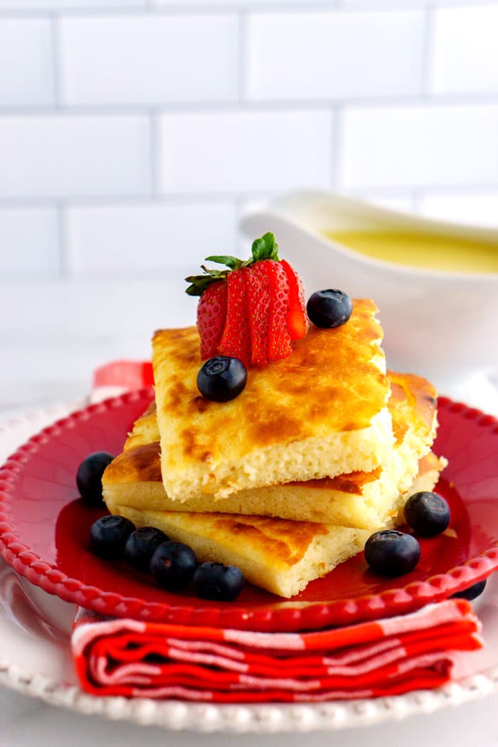 Buttermilk Sheet Pan Pancakes - Easy Budget Recipes