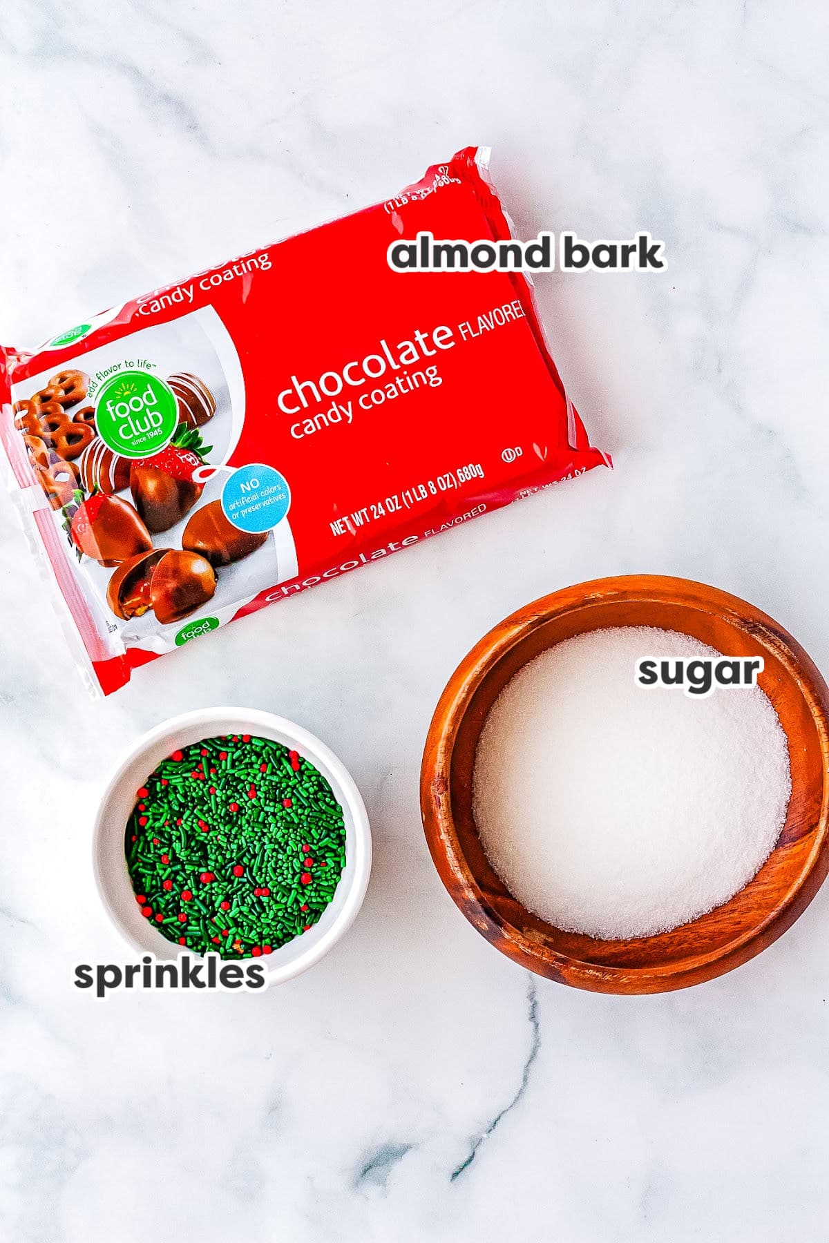 ingredients for decorating sugar cookies
