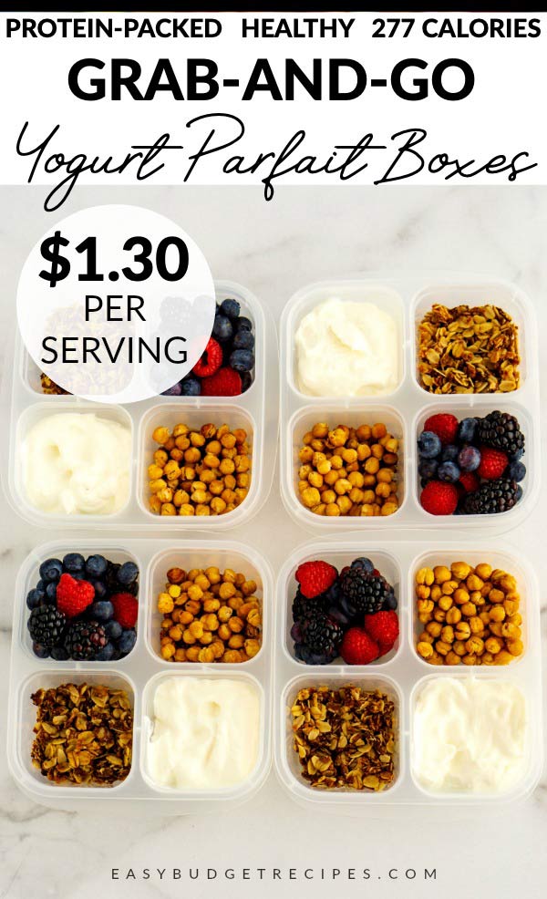 Finished recipe with text overlay for social media. 