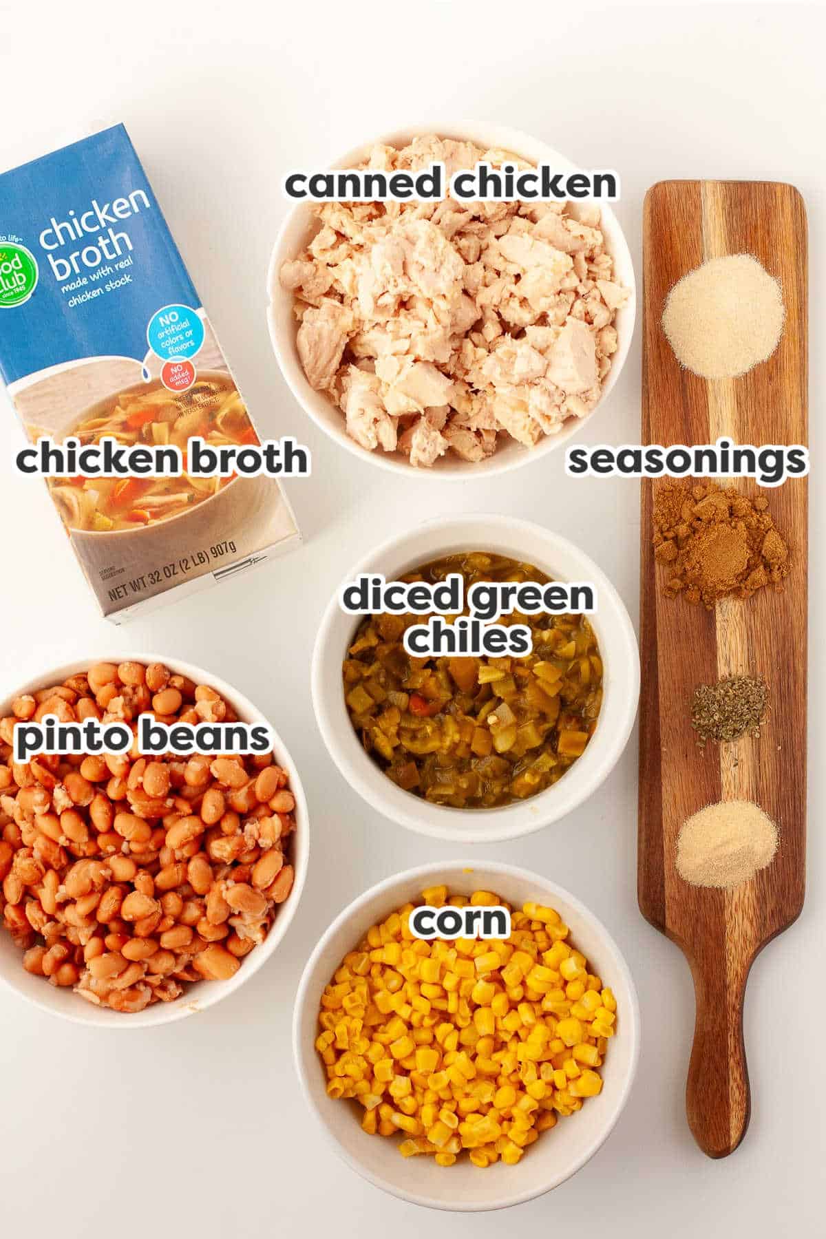 ingredients for crock pot green chili chicken