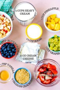 Cheesecake Fruit Salad - made in 20 minutes! - Easy Budget Recipes