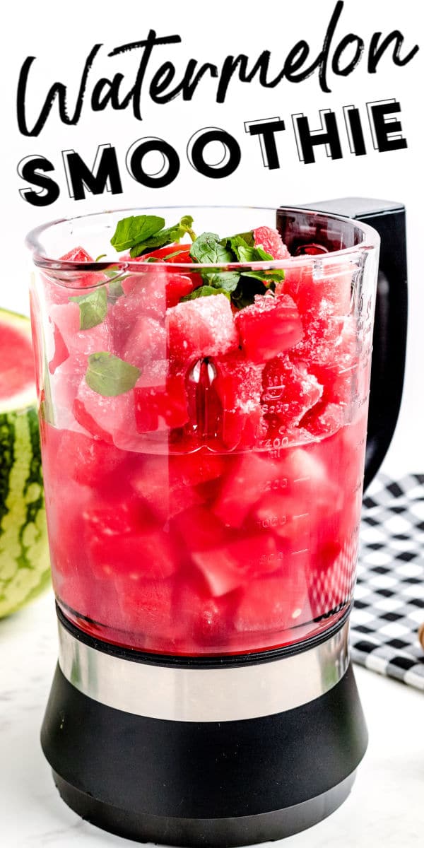 Watermelon Smoothie with Mint - Easy Budget Recipes