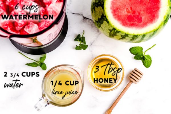 All of the ingredients needed to make this recipe.