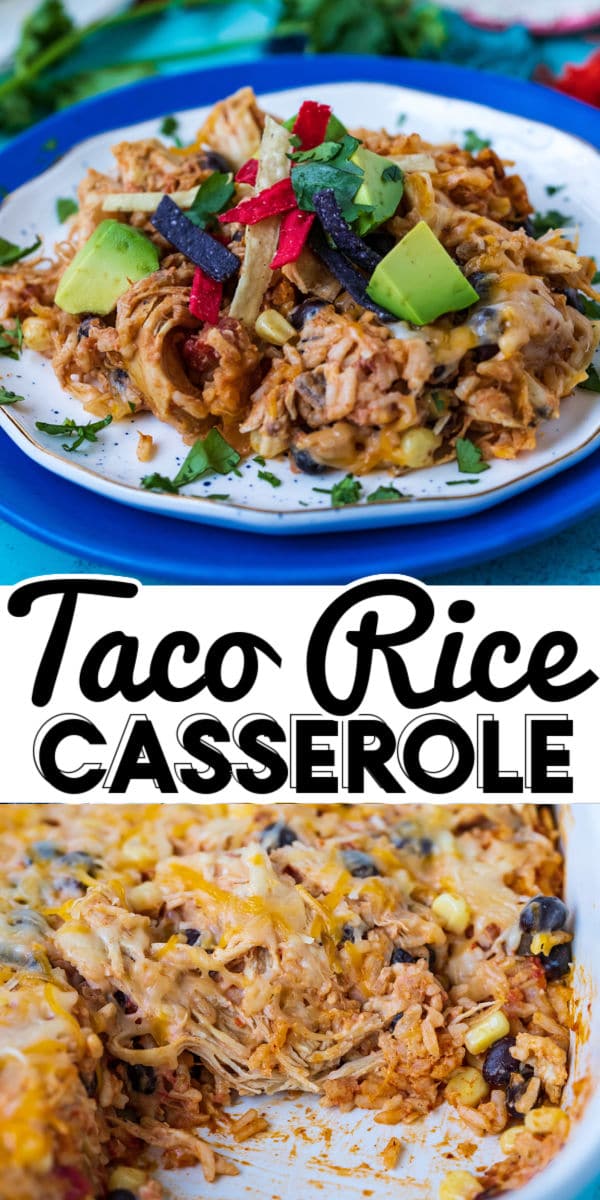 Chicken Taco Rice Casserole - Easy Budget Recipes