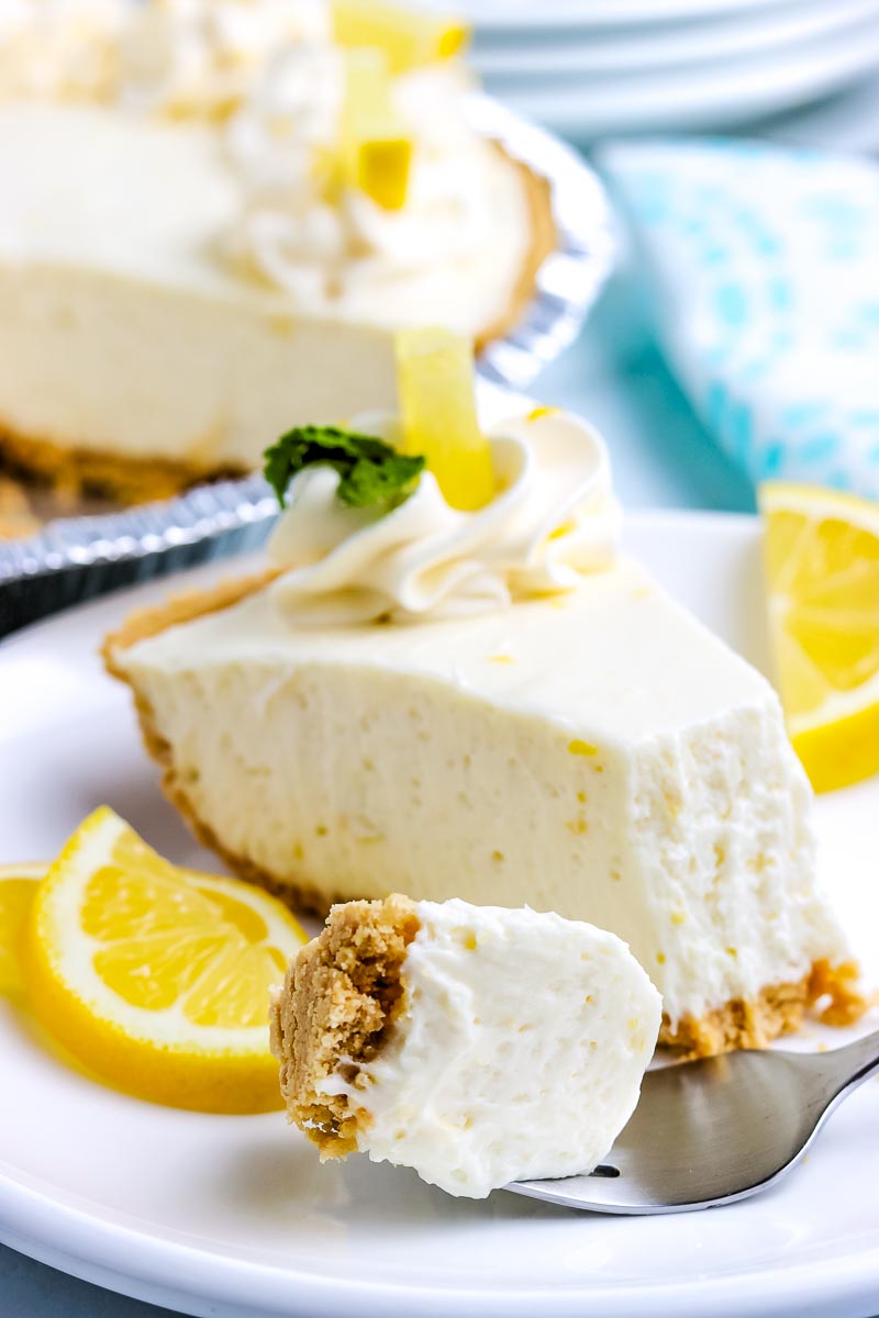 No-Bake Lemon Icebox Pie - Easy Budget Recipes