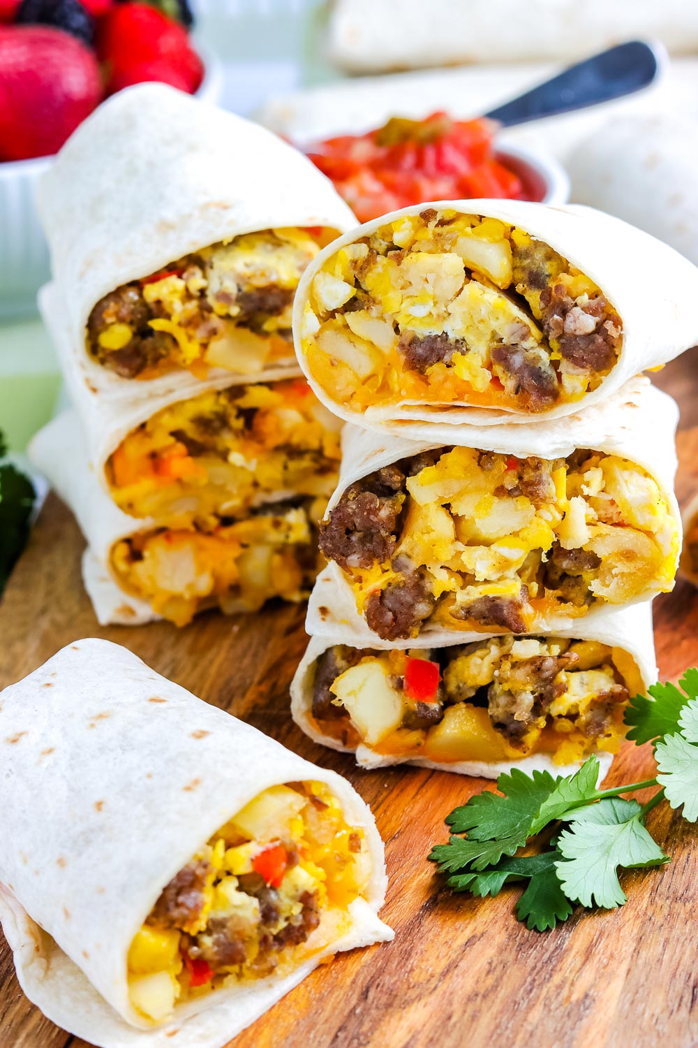 Make Ahead Lunch Wraps - How to Freeze and Thaw Tortilla Wraps