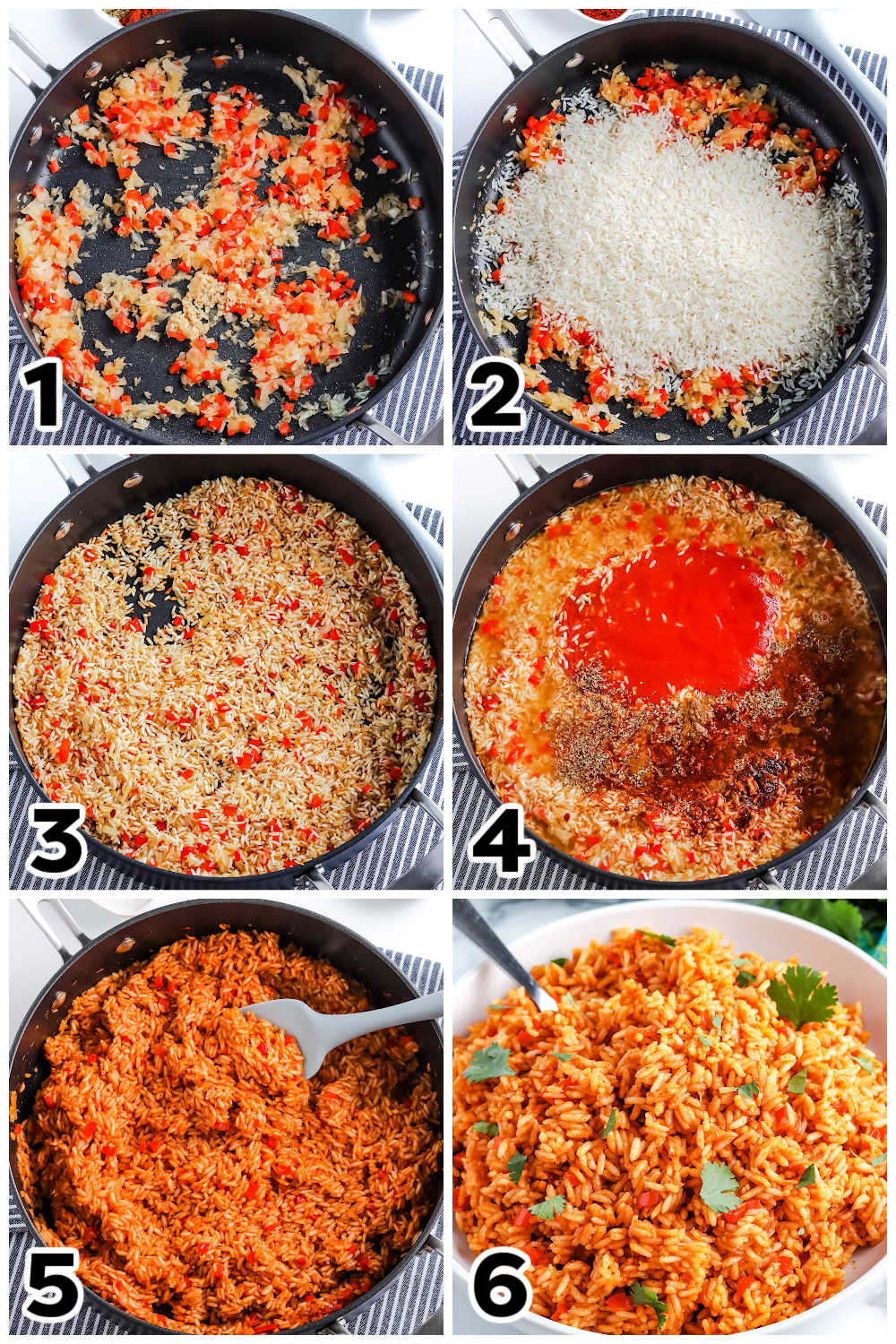 A picture collage showing how to make this recipe. 