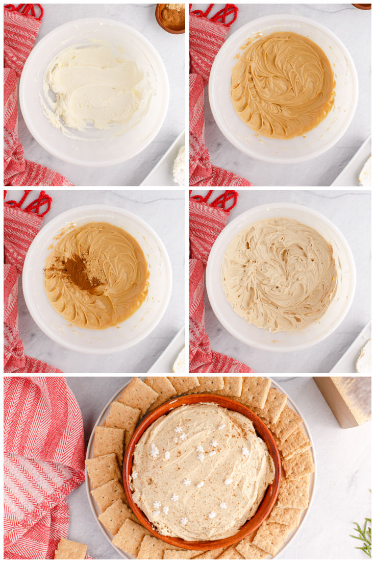 A picture collage of how to make this recipe.