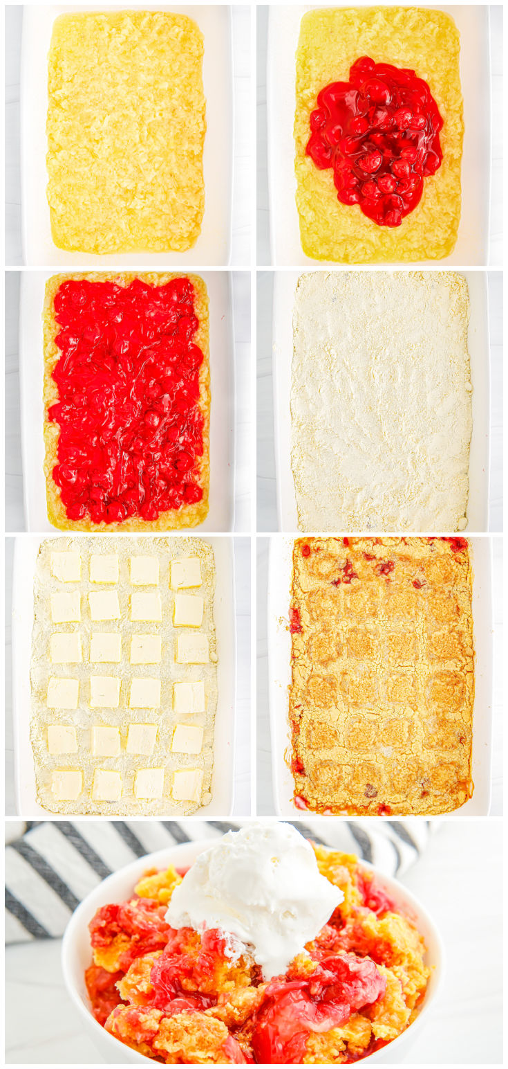 A picture collage showing how to make this recipe.