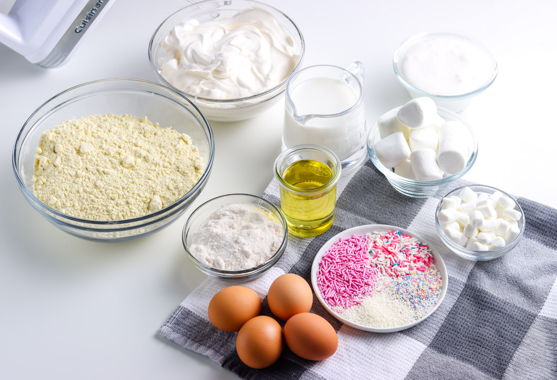 All of the ingredients needed to make this recipe.