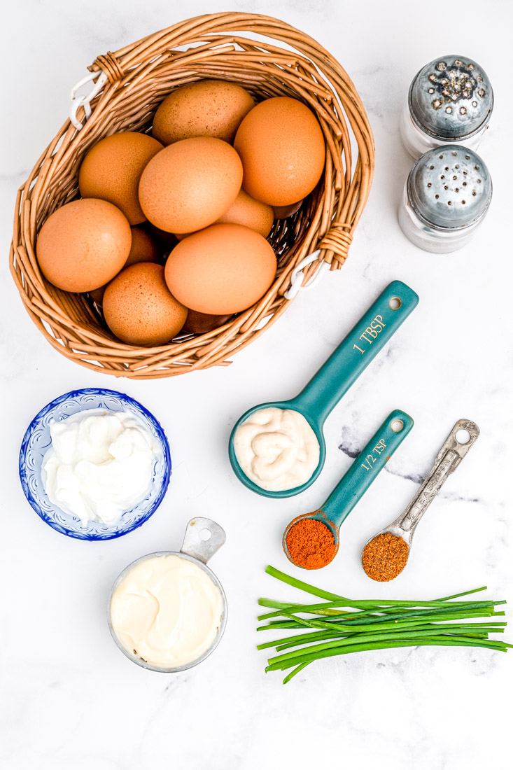 All of the ingredients needed to make this recipe.
