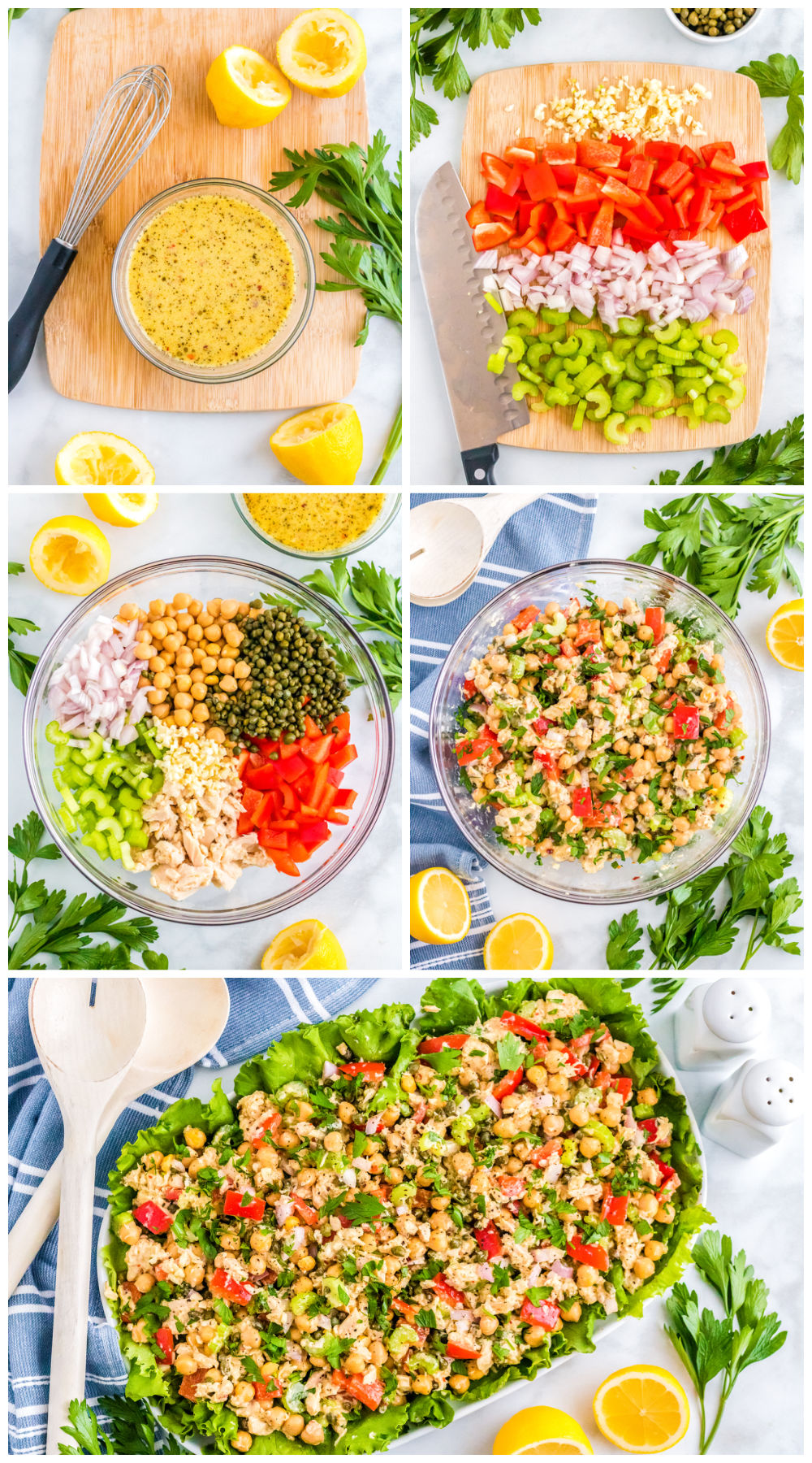 A picture collage showing how to make this recipe.