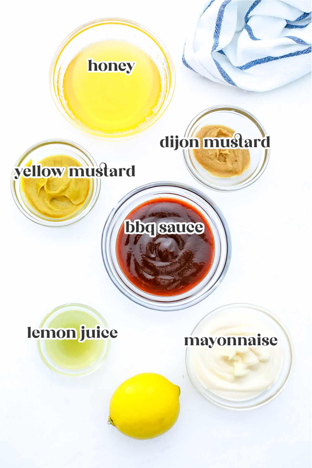 ingredients for making chick fil a sauce with text overlay
