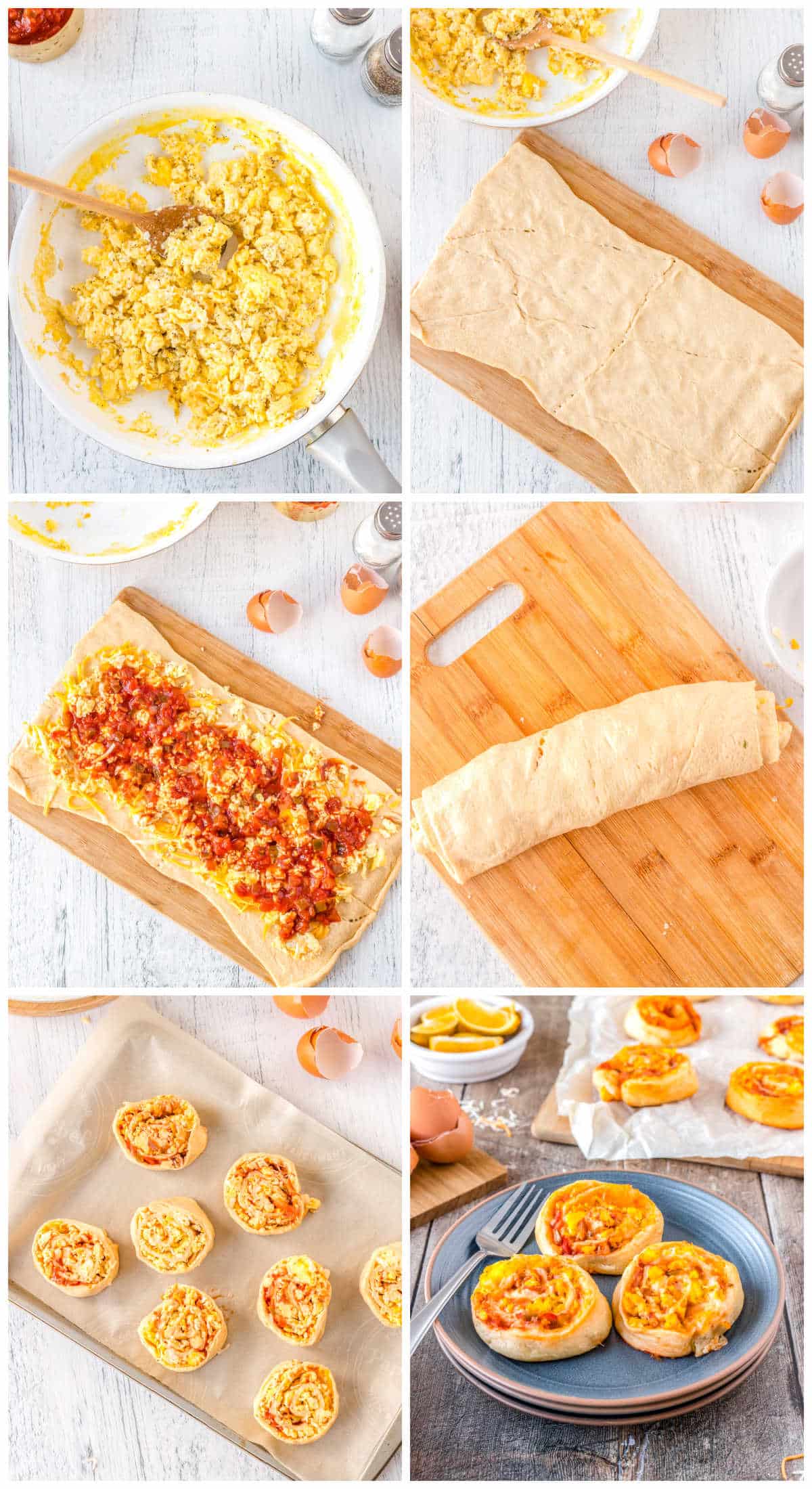 A picture collage showing how to make this recipe.