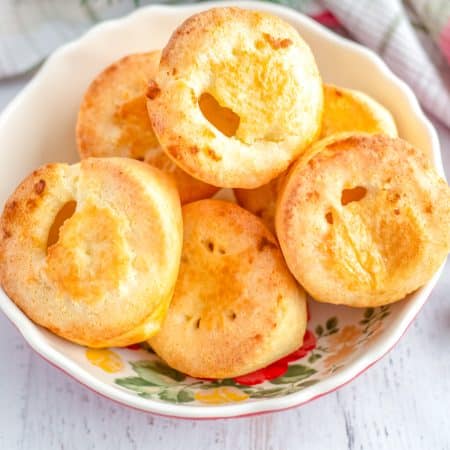 The finished Yorkshire Pudding recipe in a serving bowl.