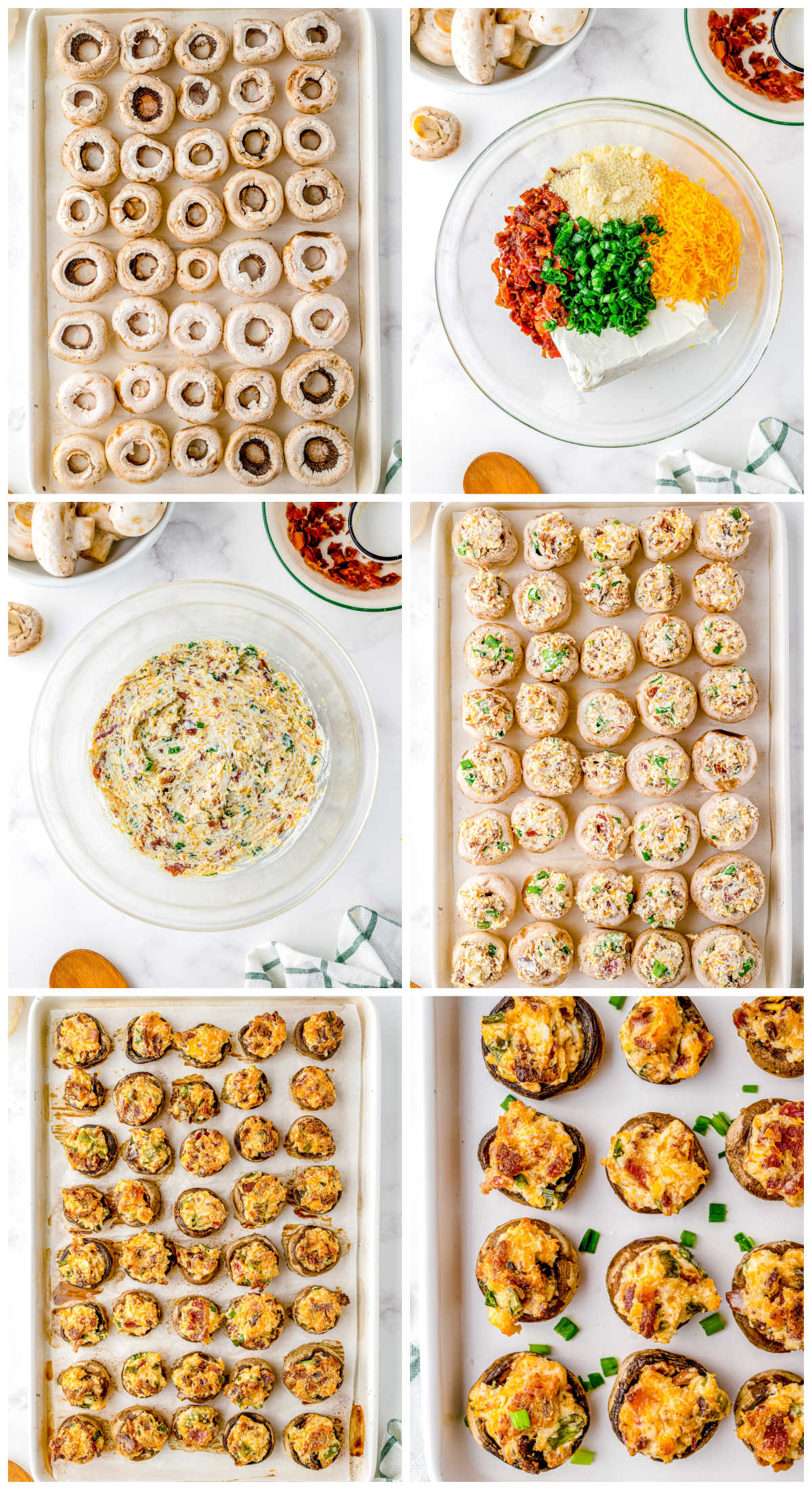 A picture collage showing how to make this recipe.