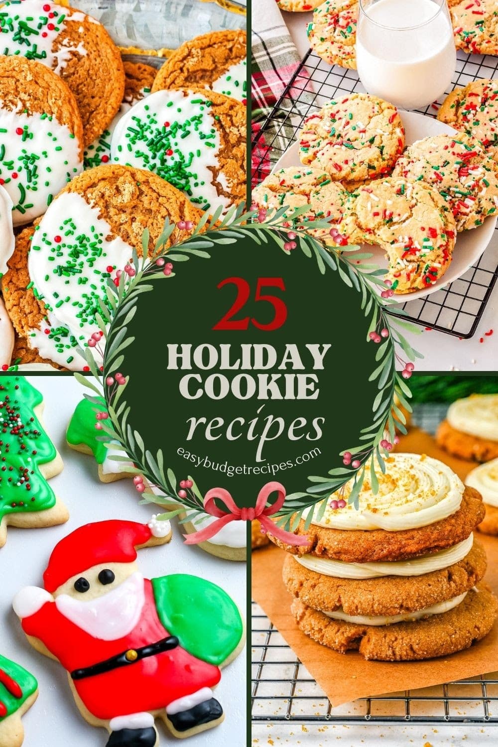 a collage of cookie recipes with text overlay