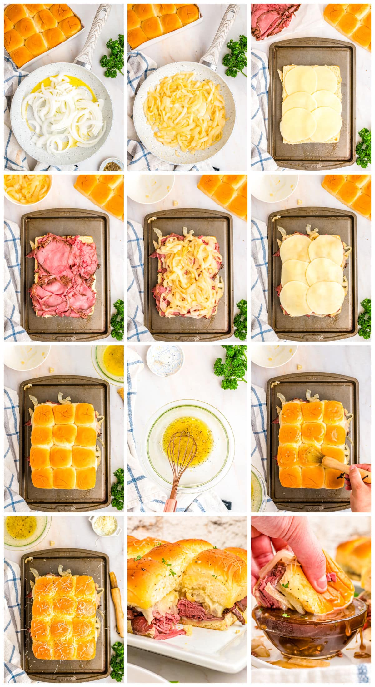 A picture collage showing how to make this recipe.