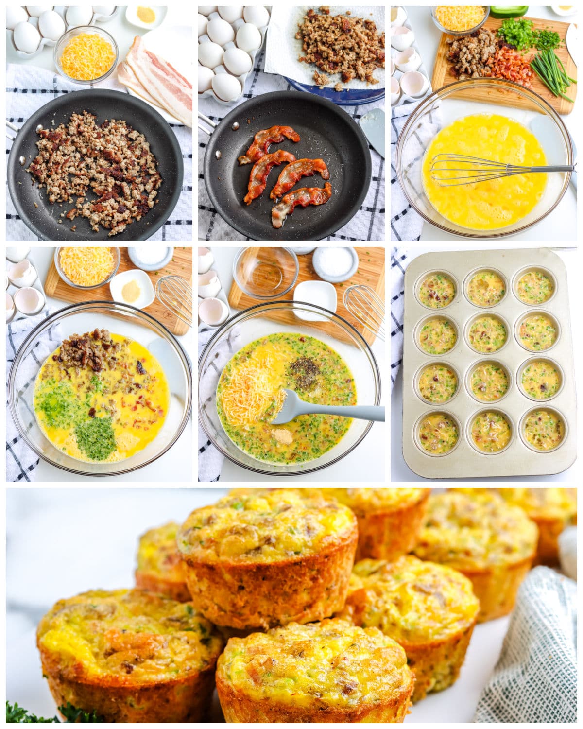 A picture collage showing how to make this recipe.