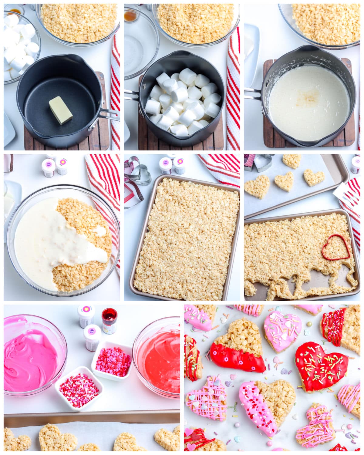 A picture collage showing how to make this recipe.