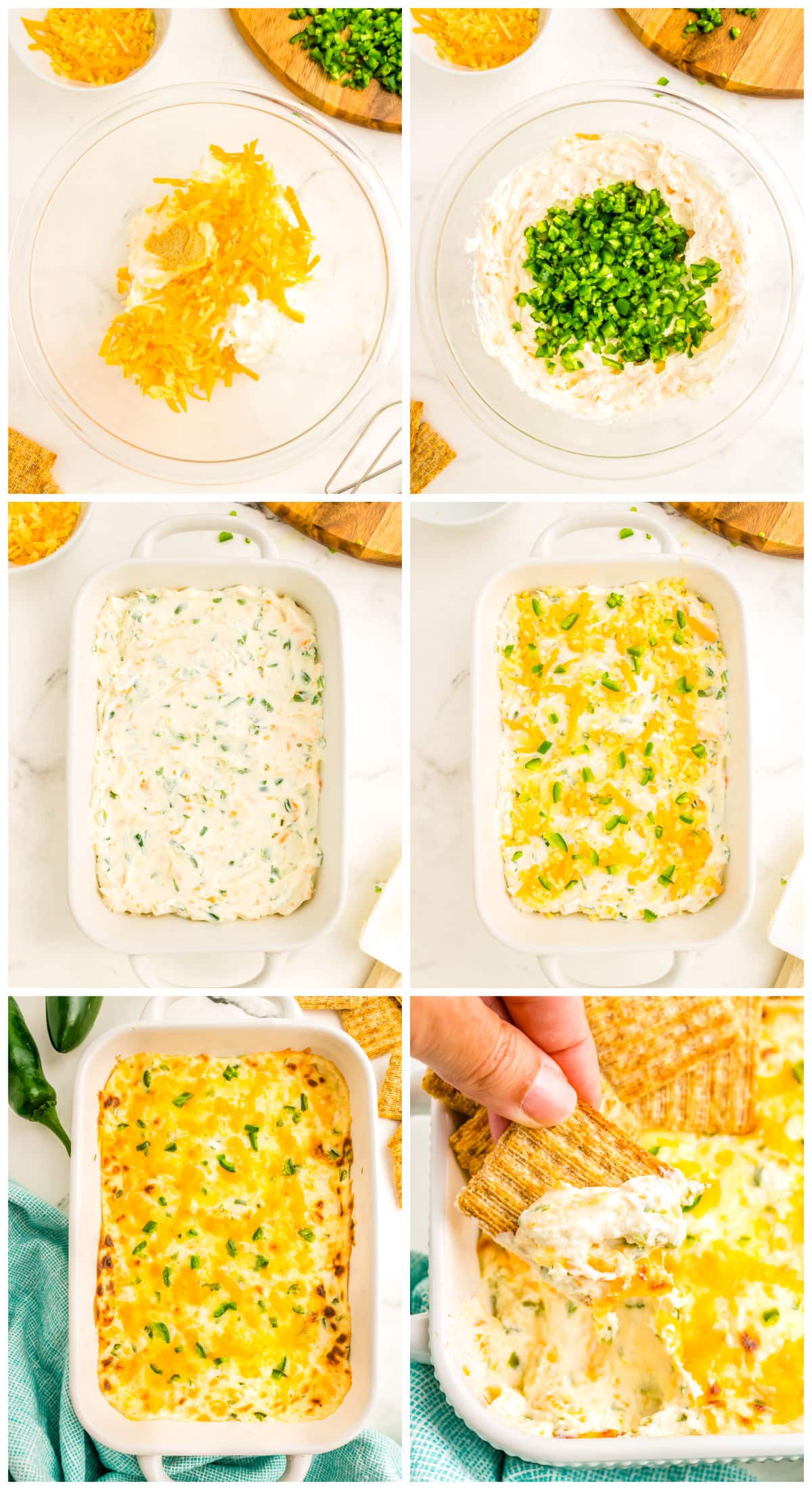 A picture collage showing how to make this recipe.