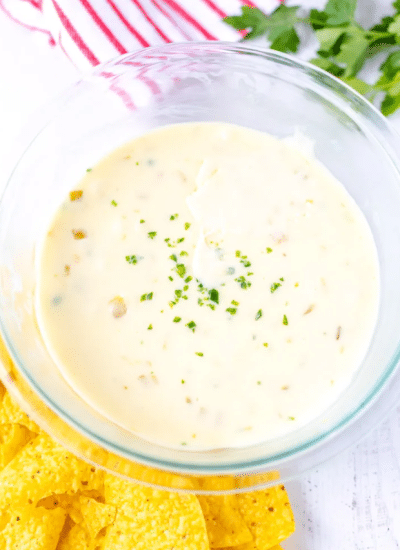 Easy Velveeta Queso Blanco Dip Story Poster Image