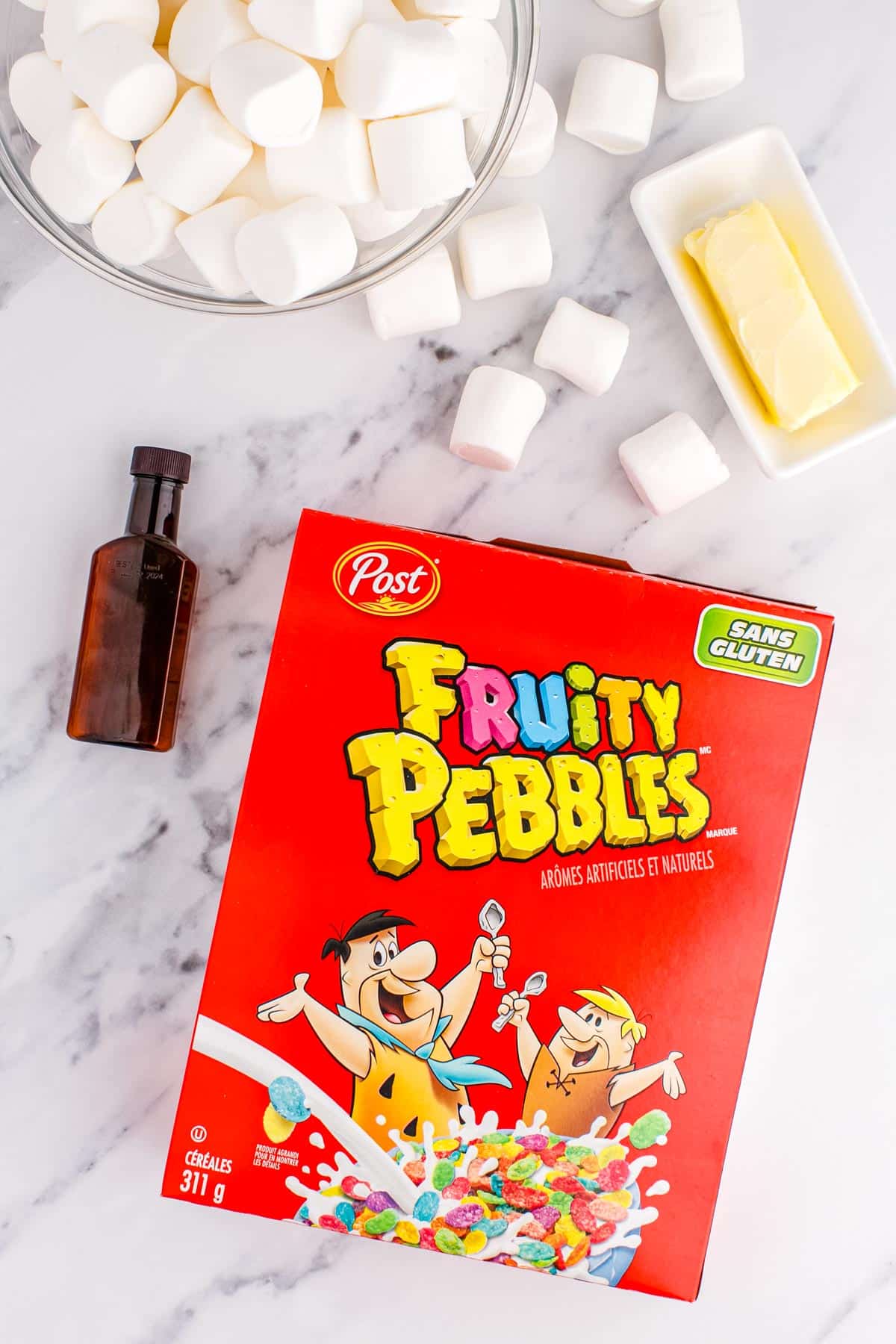 All of the ingredients needed to make this recipe.