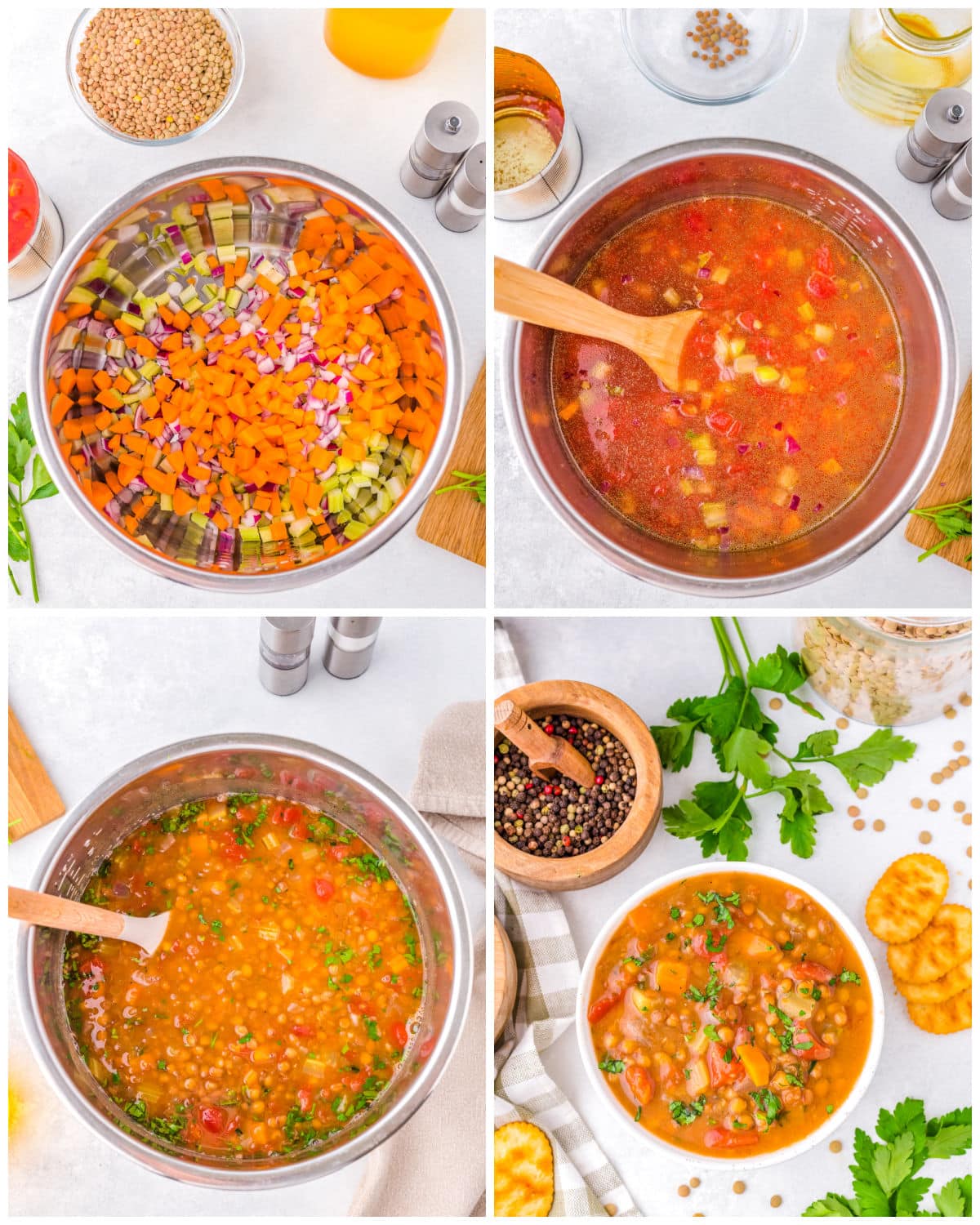 A picture collage showing how to make this recipe.