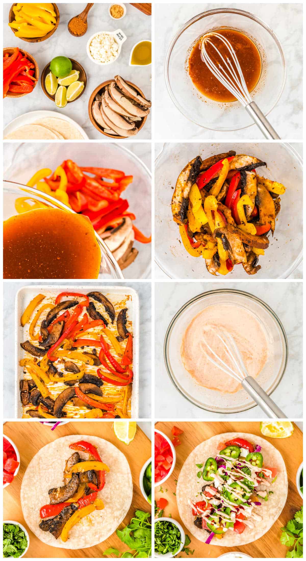 A picture collage showing how to make this recipe.