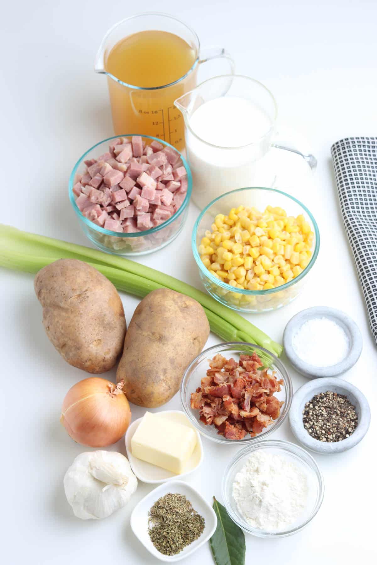 All of the ingredients needed to make this recipe.