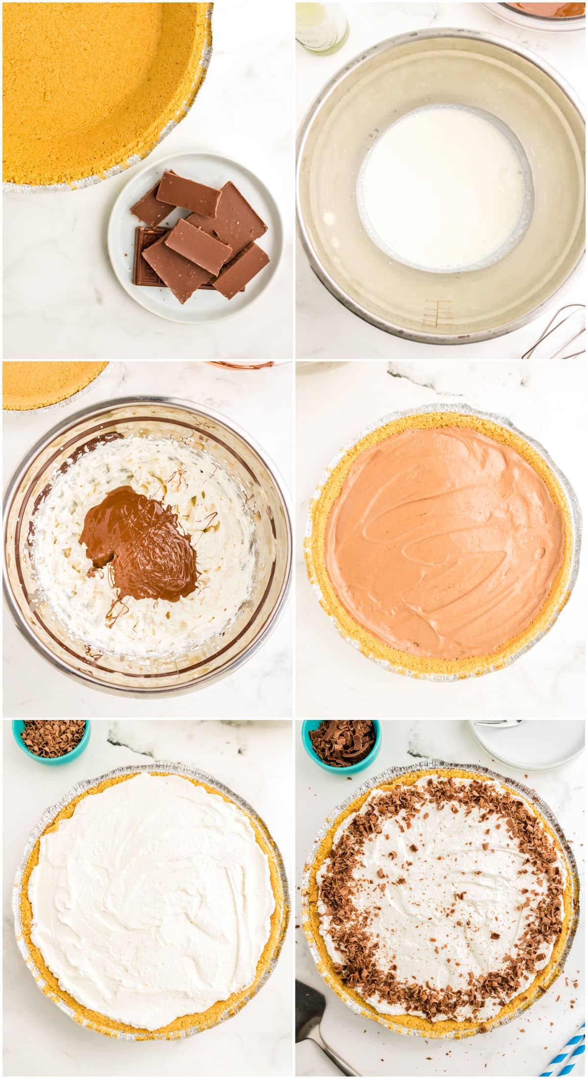 A picture collage showing how to make this recipe.