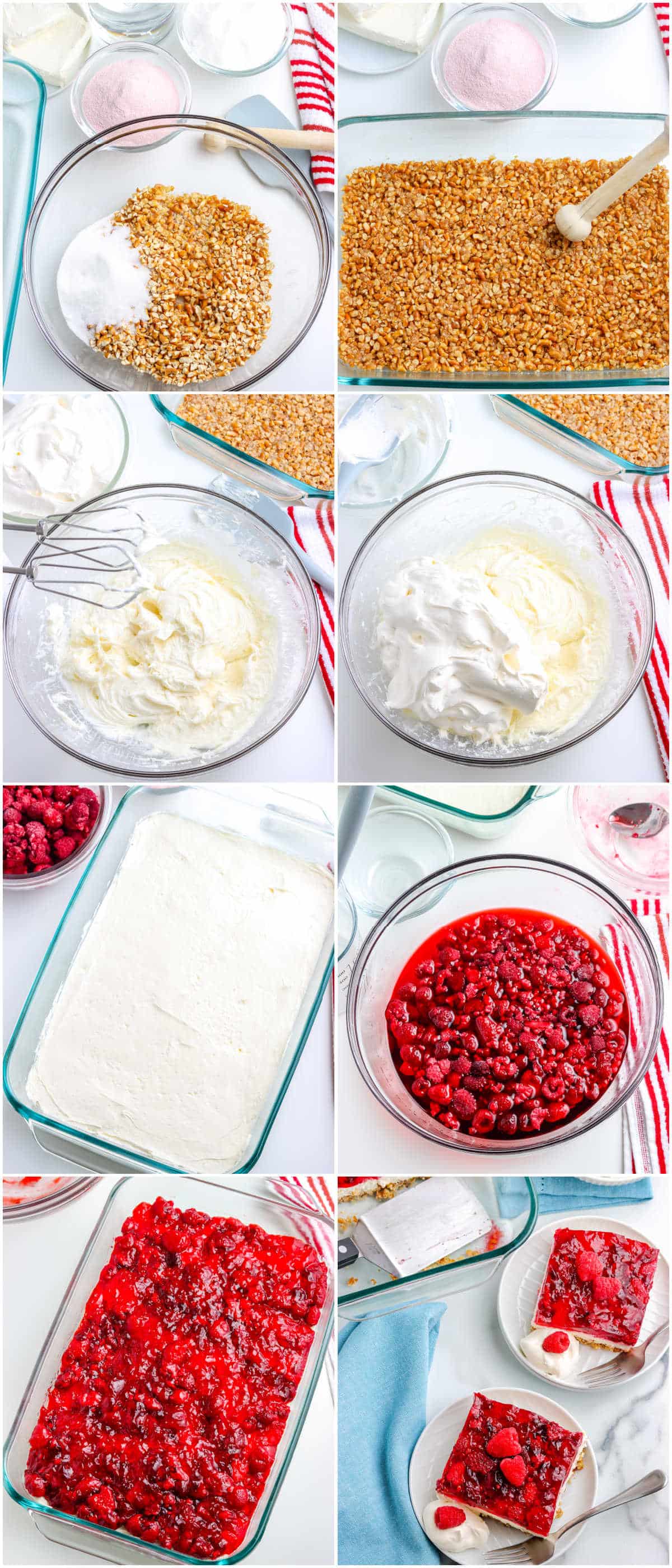 A picture collage showing how to make this recipe. 