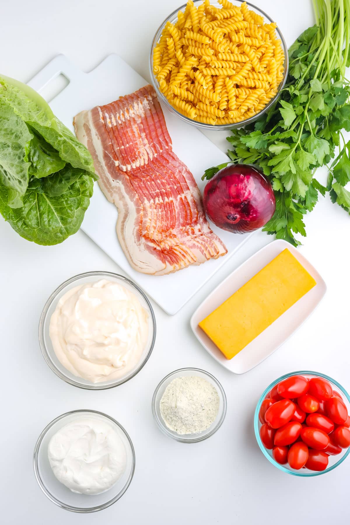 All of the ingredients needed to make this recipe.