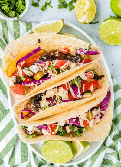 Portobello Mushroom Tacos Story Poster Image