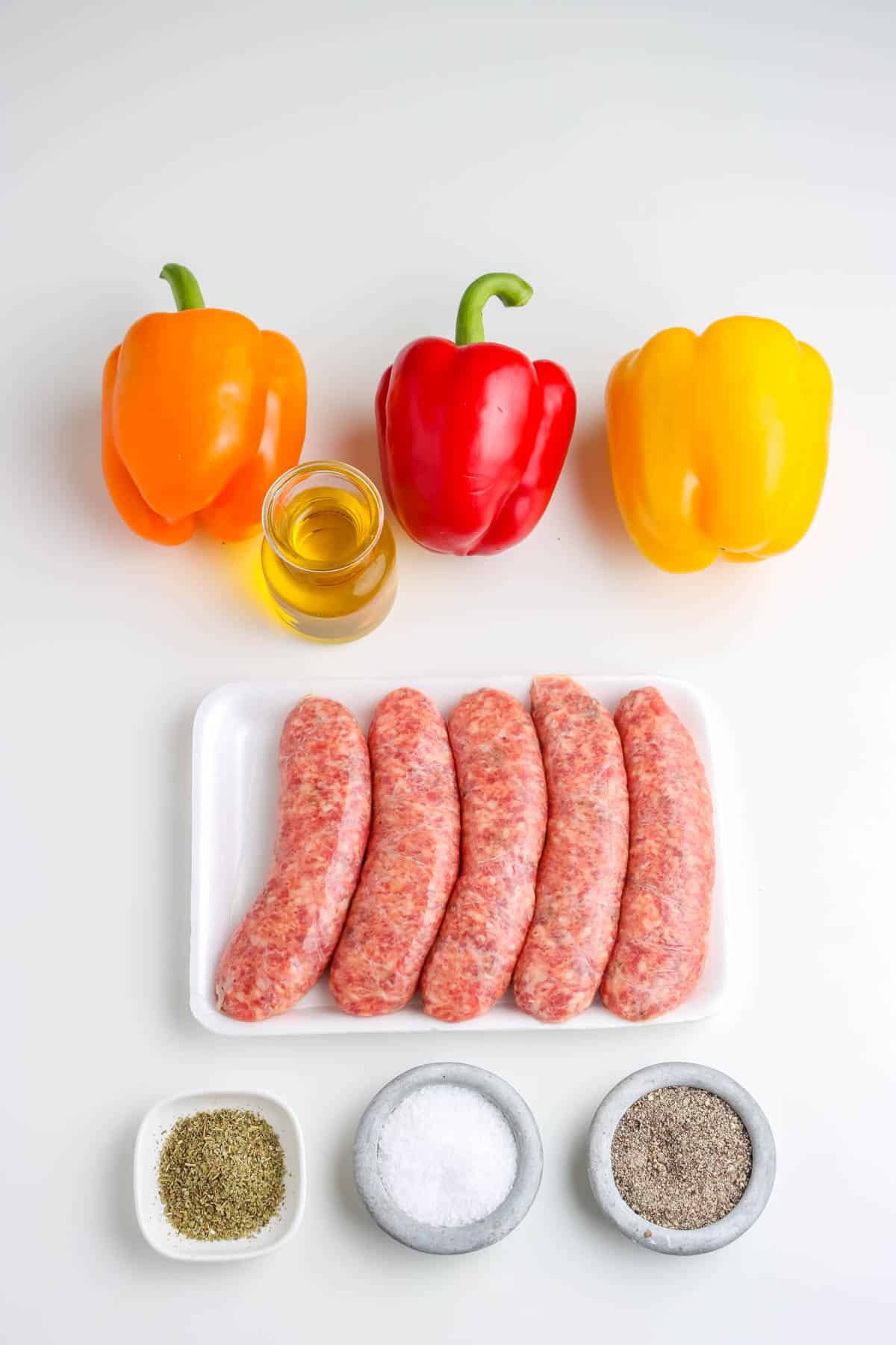 All of the ingredients needed to make this recipe.