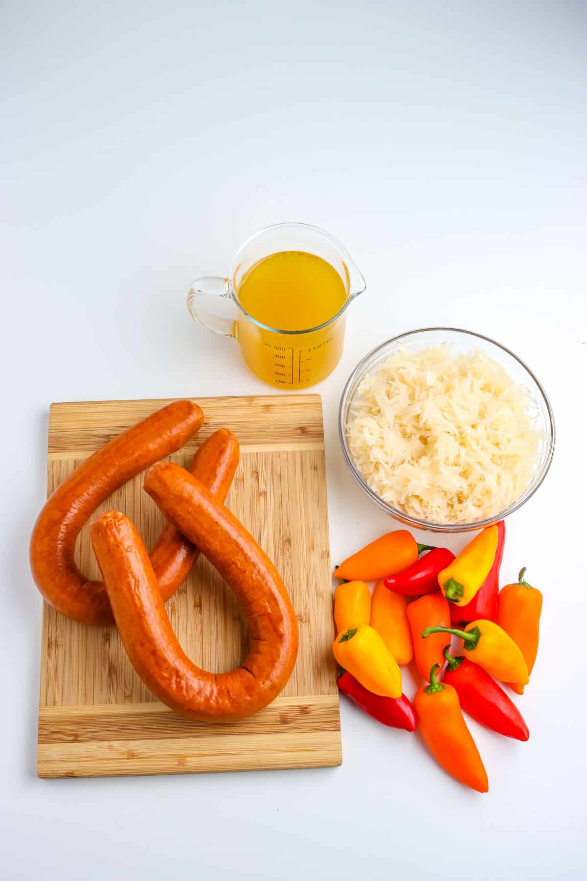 All of the ingredients needed to make this recipe.