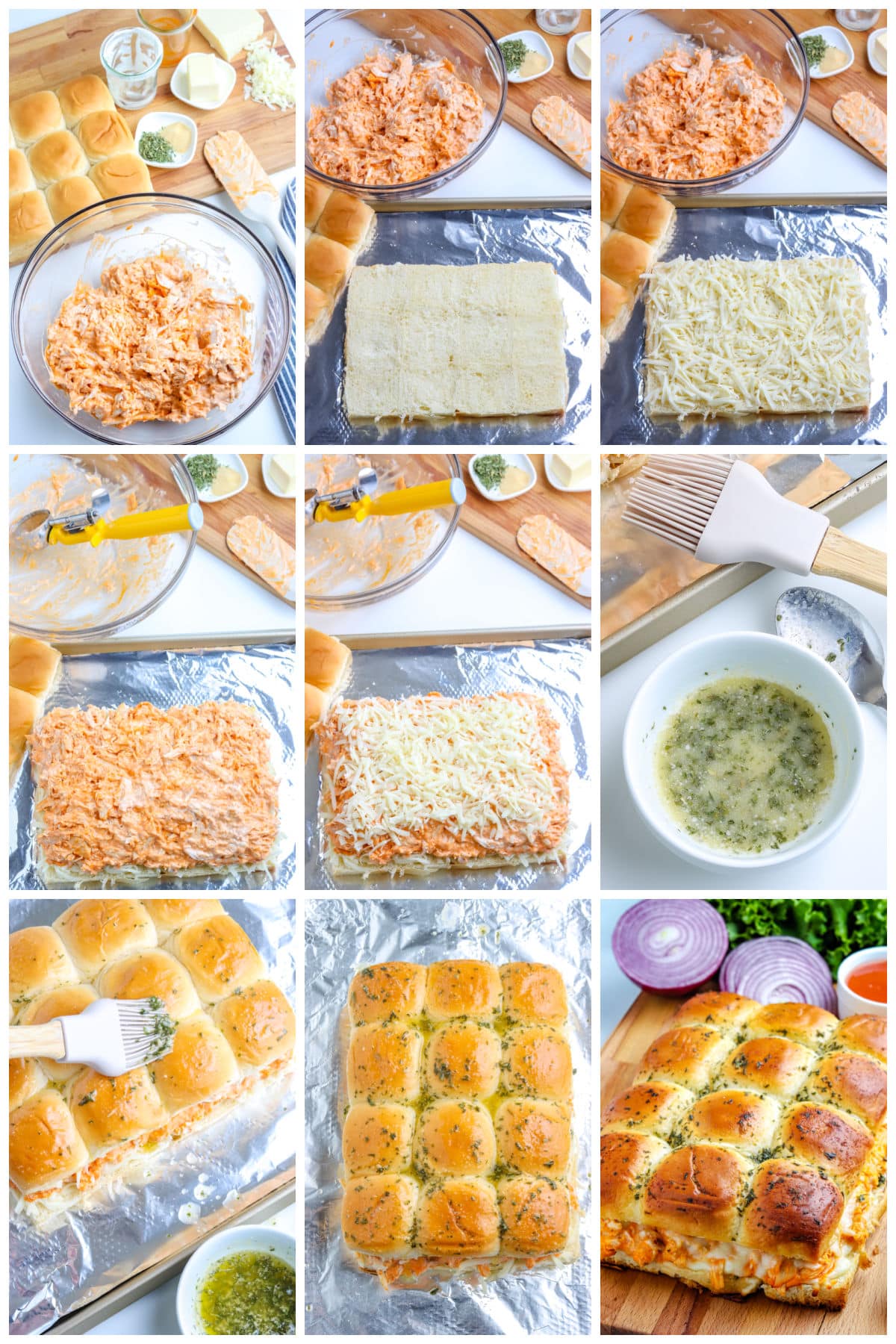 A picture collage showing how to make this recipe.