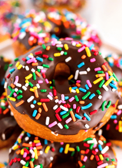 Chocolate Glazed Biscuit Donuts Story Poster Image