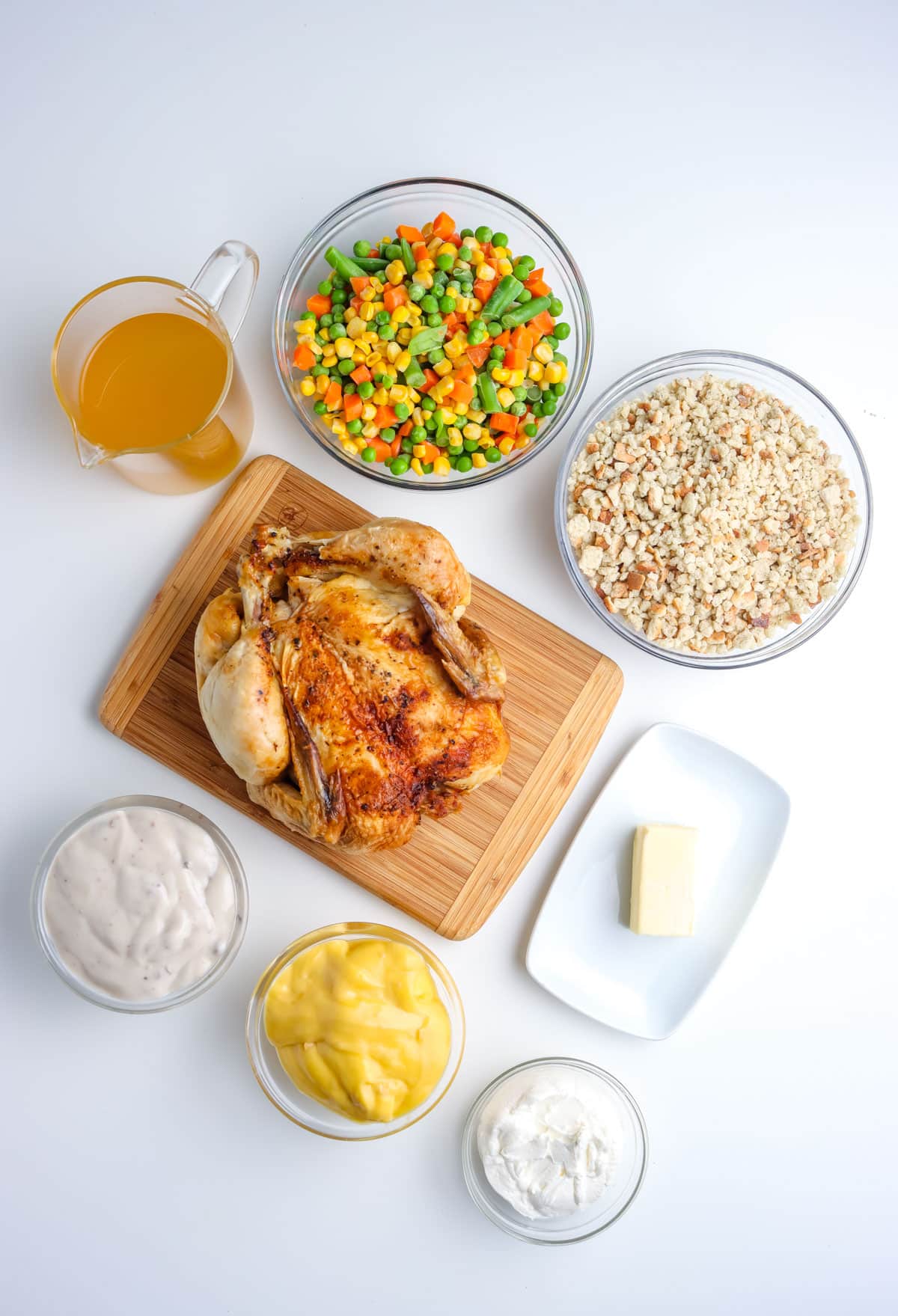 All of the ingredients needed to make this recipe.