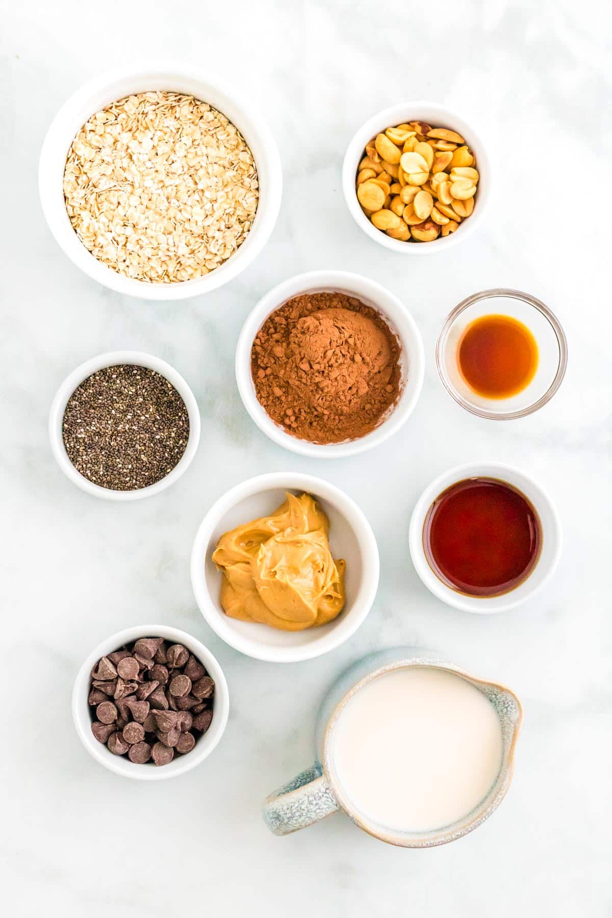 All of the ingredients needed to make this recipe.