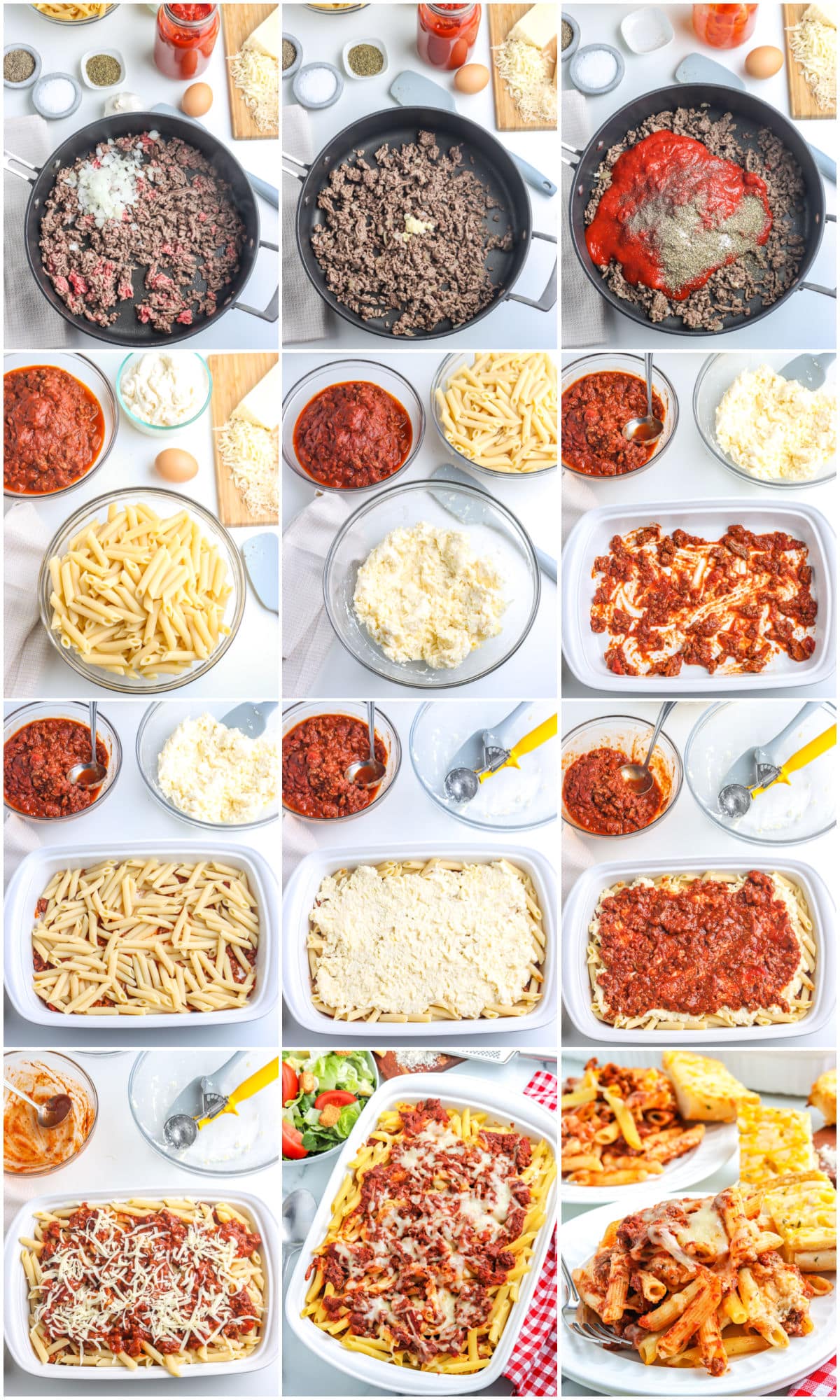 A picture collage showing how to make this recipe.