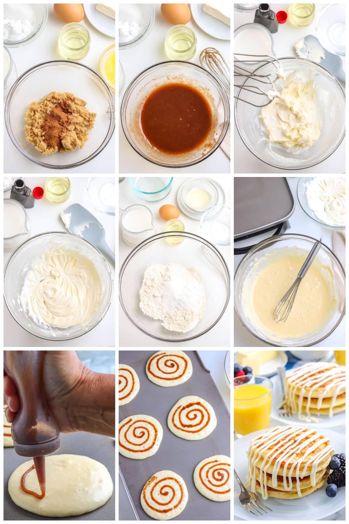 A picture collage showing how to make this recipe.