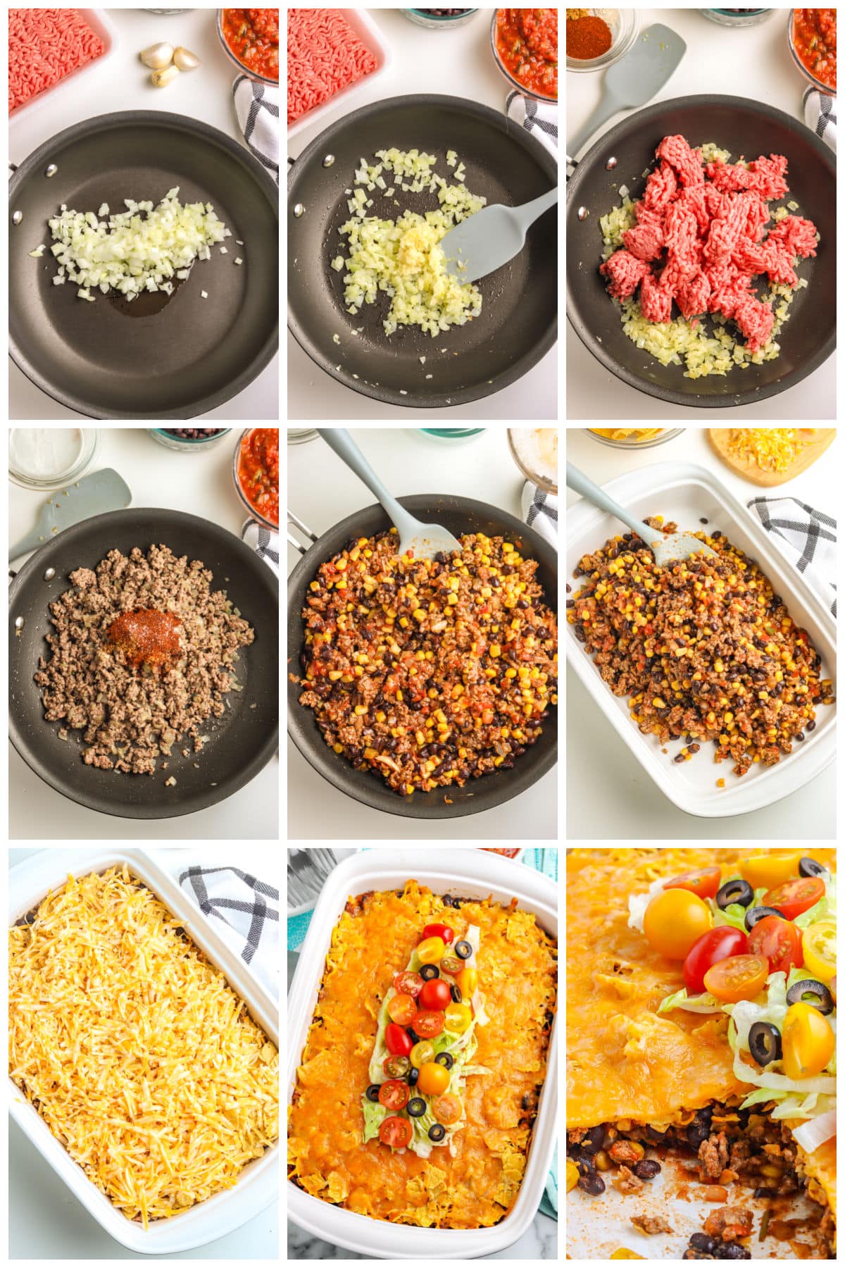 A picture collage showing how to make this recipe.